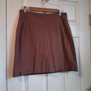 Athleta Red A-Line Knee-Length Skirt for Work